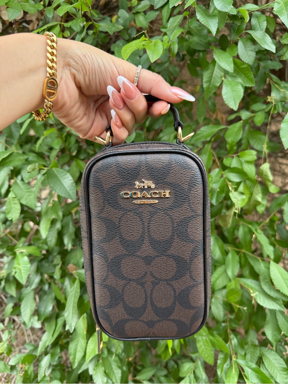 New COACH Eva Phone Crossbody